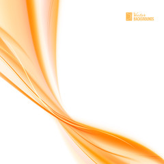 Fototapeta premium Abstract orange wind.