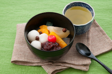 白玉あんみつ