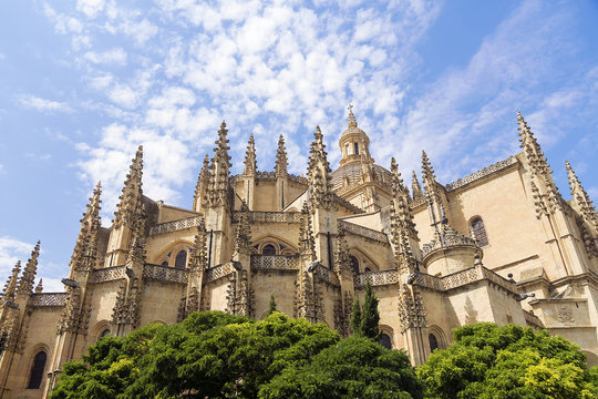 Segovia Cathedral is a Roman Catholic religious church in Segovi