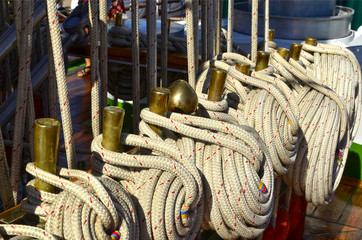 Aparejos de un barco velero