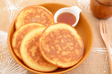 おいしそうなパンケーキ