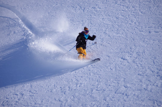 freeride - pente vierge