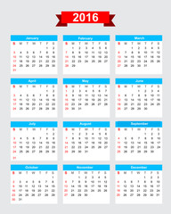 2016 calendar week start sunday 001