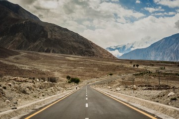 Karakorum Highway in Pakistan