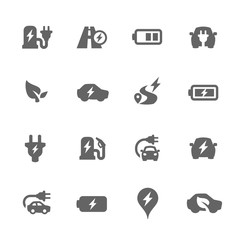 Electrocar Icons