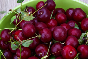 Cherry in the bowl
