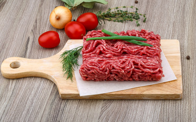Raw minced meat