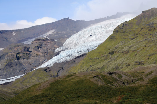 Skaftafellsjokull glacier in iCELAND
