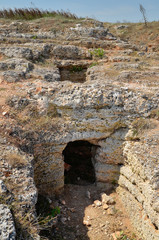 Ancient grave in the Archaeological Reserve Yailata, Bulgaria