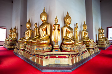 golden buddha in bangkok, Thailand