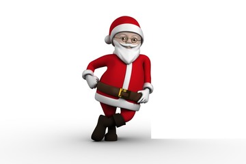 Cute cartoon santa claus