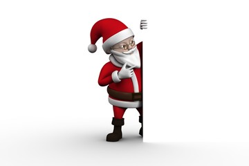 Cute cartoon santa claus