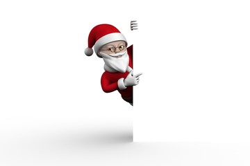 Cute cartoon santa claus