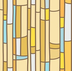 Seamless background, yellow stained glass. 
