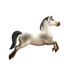 Carousel Horse Isolated