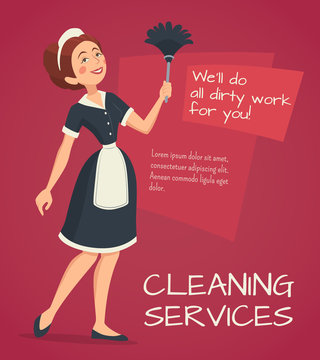  Cleaning Advertisement Illustration 