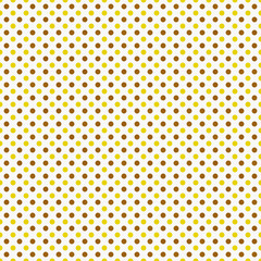 Brown, Yellow and White Polka Dot  Abstract Design Tile Pattern