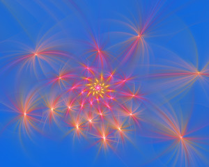 Abstract fractal background
