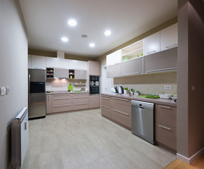 Interior of a modern kitchen
