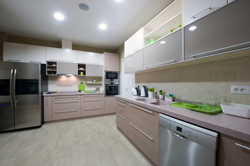 Interior of a modern kitchen