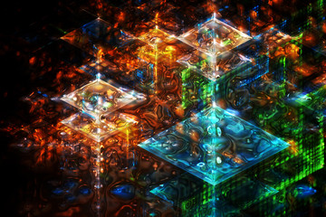 Abstract futuristic background