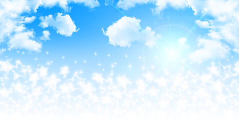 クリスマス　星　背景