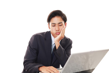 疲れたビジネスマン