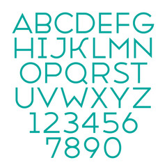 Handmade sans-serif font