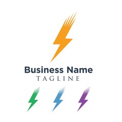 electric vector logo icon