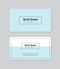 Modern business card template