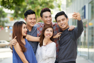 Selfie with best friends