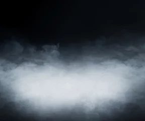 Fototapeten Rauch über schwarzem Hintergrund © Acronym