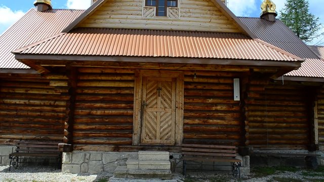 Orthodox wooden church, Ukraine