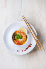 Thai soup Tom Yam