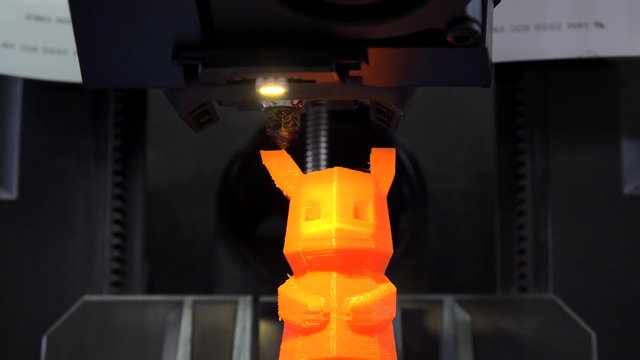 3D printing of the Robot model