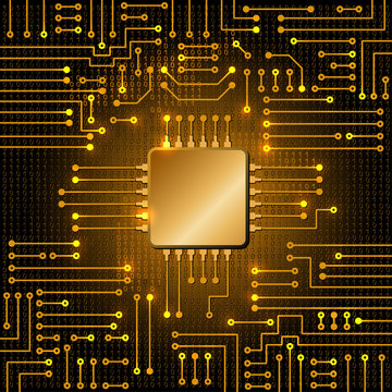 Electronic circuit and  binary code