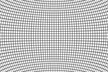 Black and White Grid Projected on Sphere Interior Background