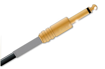Naklejka premium Metal Jack Plug