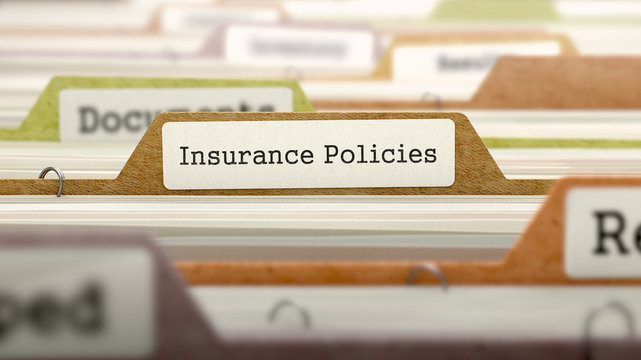 Folder in Catalog Marked as Insurance Policies.