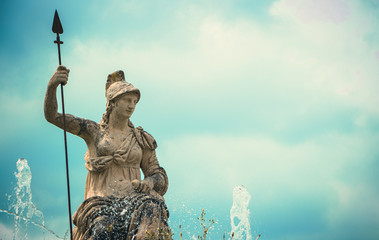 Statue of Venus with a spear