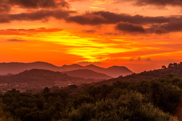 Fototapeta premium Sonnenaufgang Mallorca