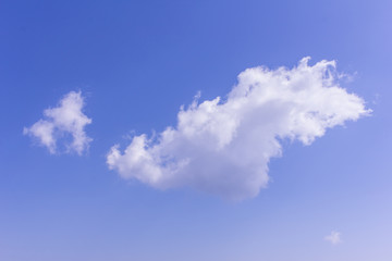 cloud in blue sky