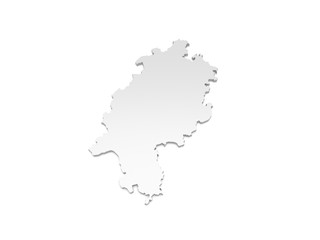 3D Karte Hessen
