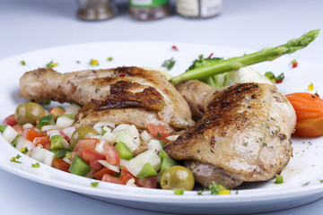Grilled chicken steak