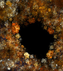 Abstract fractal background for creative design