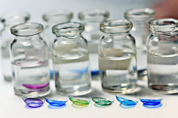 Colored contact lenses, the concept of design vision