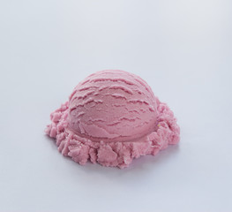 Icecream on white