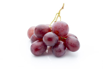 Grape on the white background. Fresh  berry.