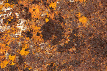 Old rust textured and abstract