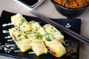 japanese egg sushi